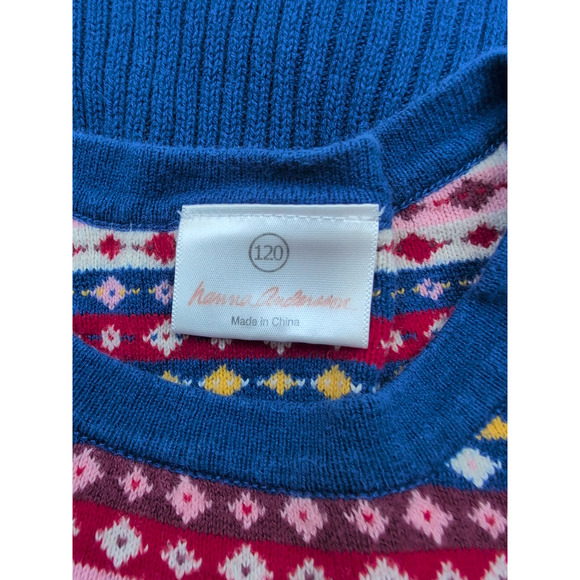 6 Hanna Andersson Family Brights Sweater Dress - Picture 5 of 6